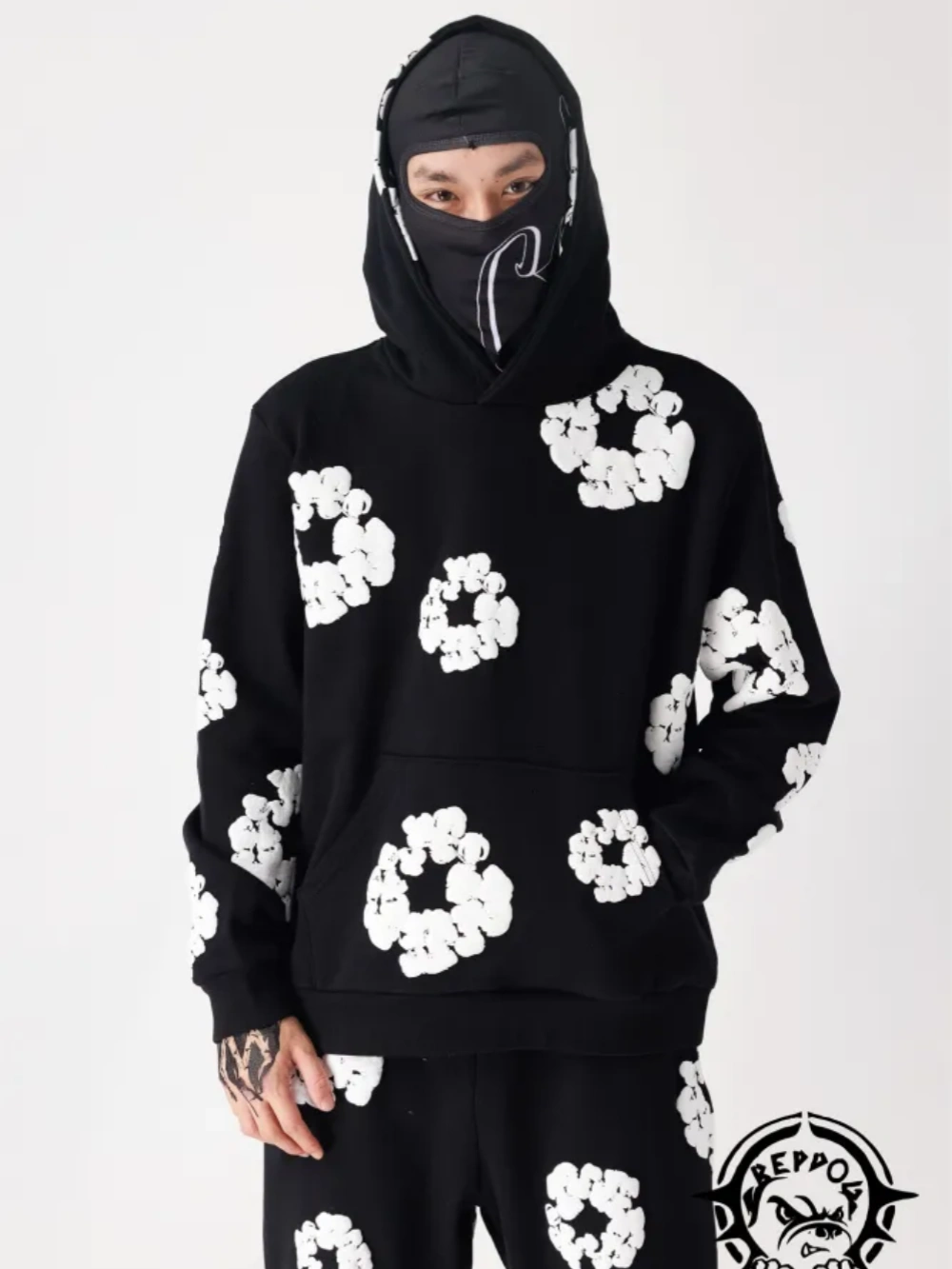 [including comparative images of repdog and other seller] 1:1 quality version kapok cotton print hoodie 10colors