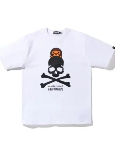 [buy more save more] Little Monkey Skull Print Short sleeve 2 colors