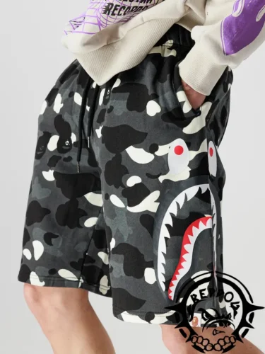 [buy more save more] Featured Shark Camouflage Print Shorts 2 colors