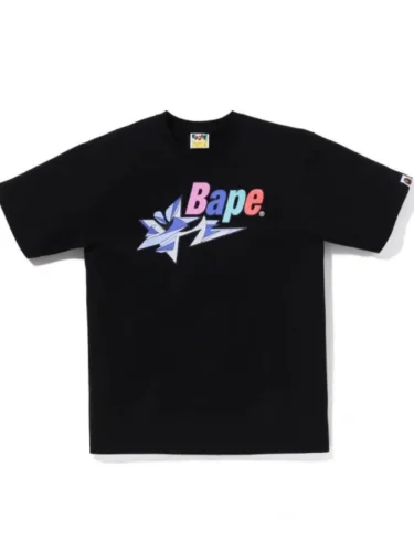 [buy more save more] Colorful star Alphabet Print Short sleeve 2 colors
