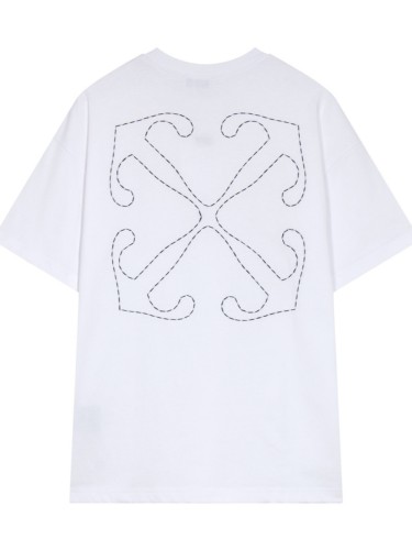 1:1 quality version Classic Cutout Embroidered Arrowhead Cotton Tee