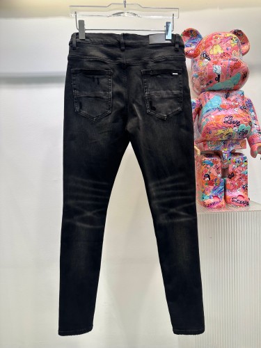 1:1 quality version High Street Patch Patchwork Embroidered Letter Jeans