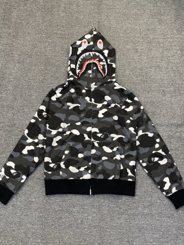 1:1 quality version Luminous Camouflage Shark Hoodie 2 colors