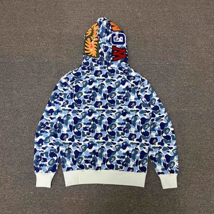 1:1 quality version Classic Shark Head Embroidered Hoodie 3 colors