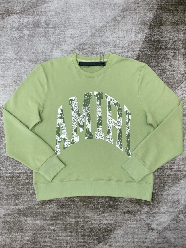 [buy more save more] 1:1 quality version Foam Logo Large Letter Split Crew Neck Sweatshirt