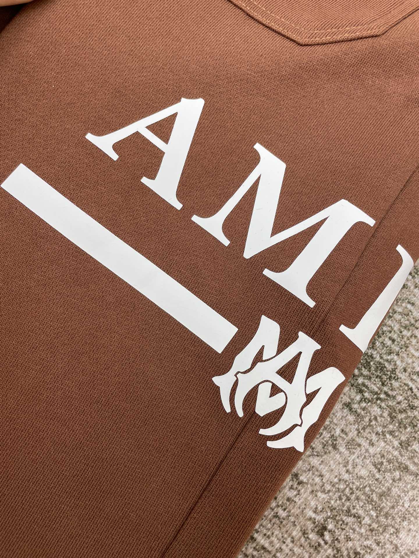 [buy more save more] 1:1 quality version zipper pocket horizontal stripe logo letter print pants