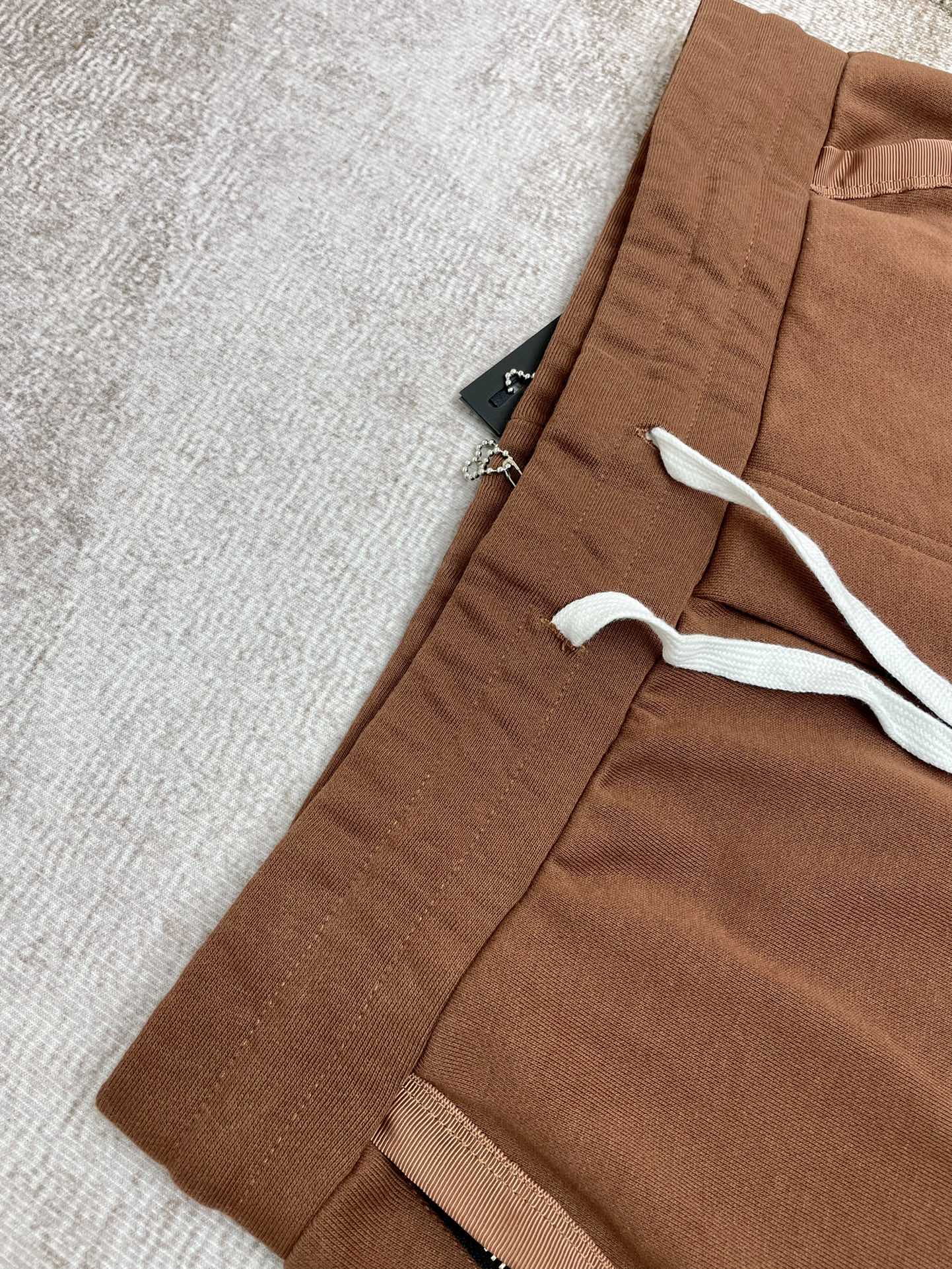 [buy more save more] 1:1 quality version zipper pocket horizontal stripe logo letter print pants