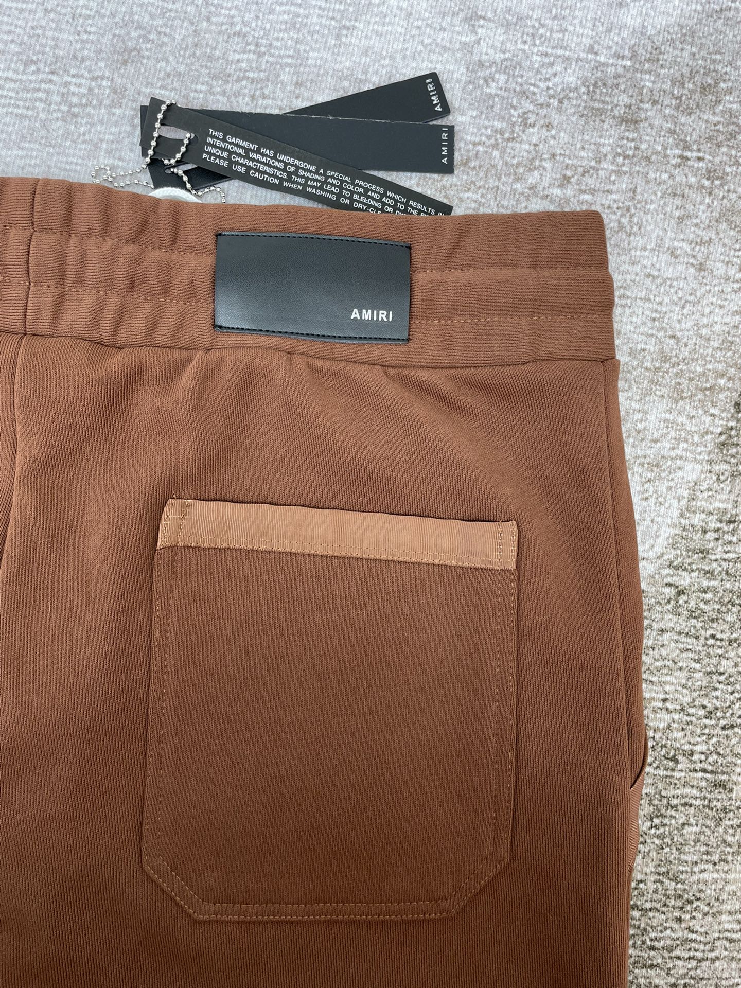 [buy more save more] 1:1 quality version zipper pocket horizontal stripe logo letter print pants
