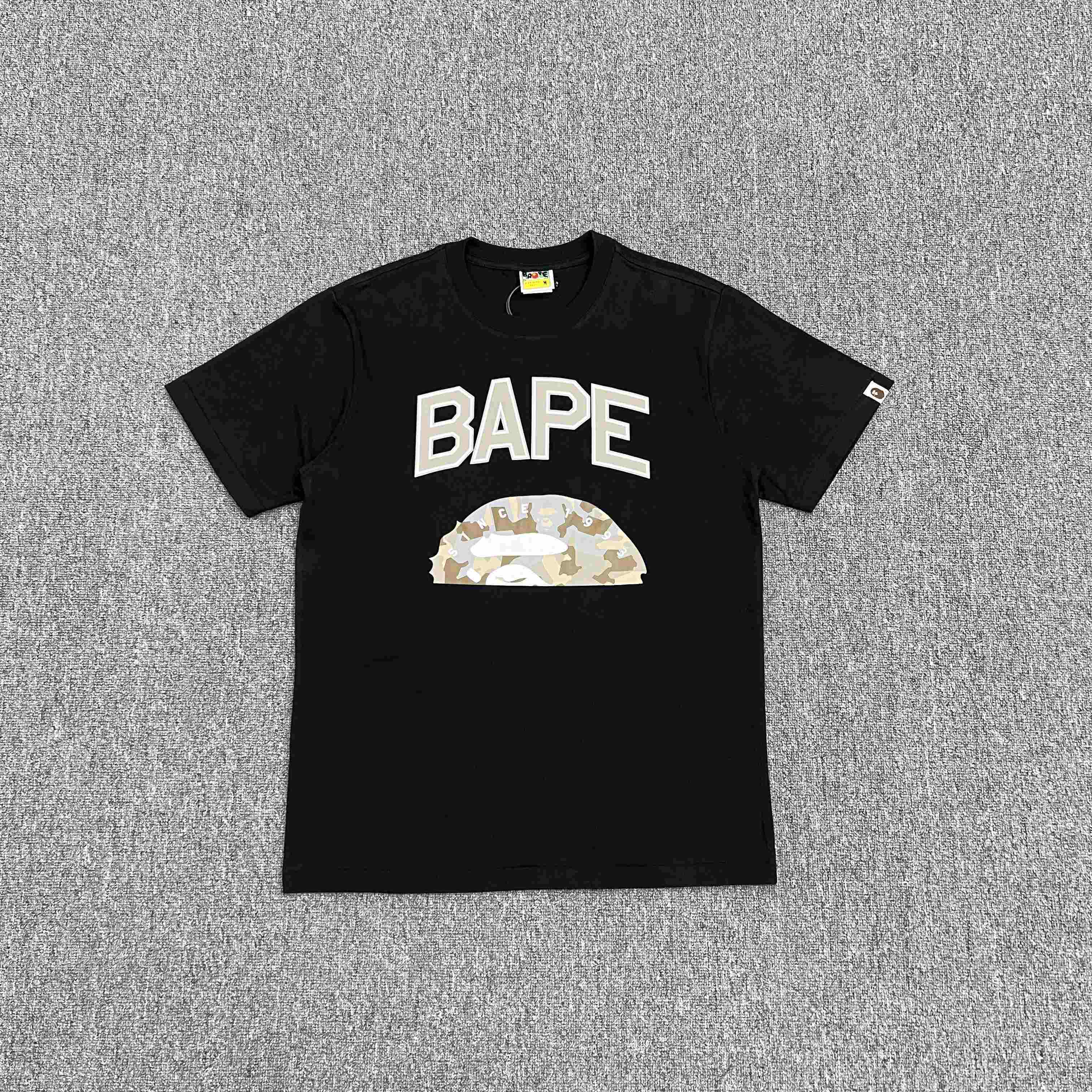 [buy more save more]1:1 quality version ape head camouflage cartoon print round neck tee 22 colors