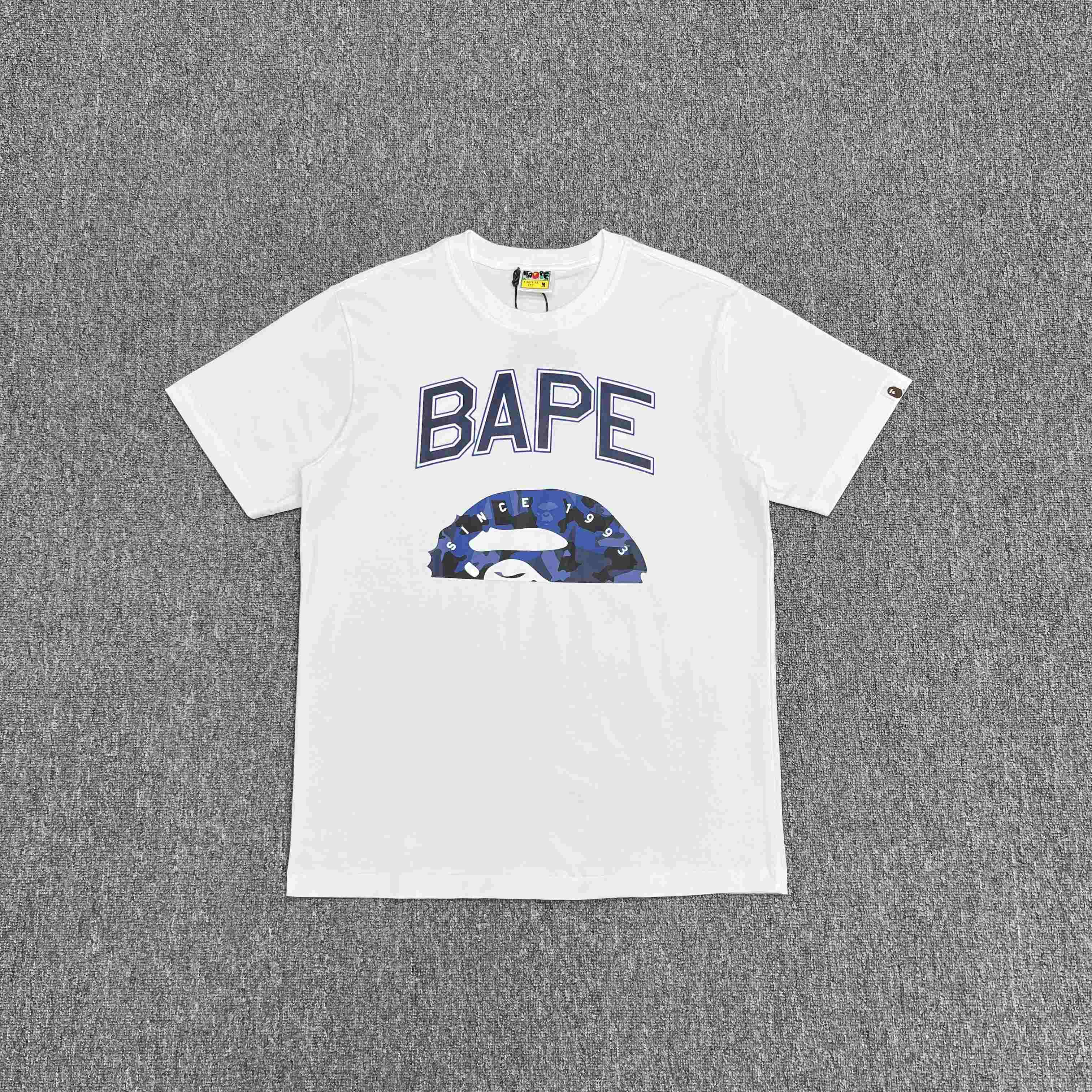 [buy more save more]1:1 quality version ape head camouflage cartoon print round neck tee 22 colors