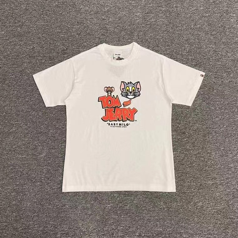 [buy more save more]1:1 quality version ape head camouflage cartoon print round neck tee 22 colors