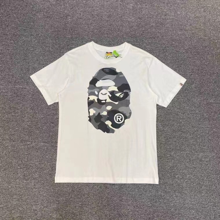 [buy more save more] 1:1 quality version ape head badge letter print tee 10 colors