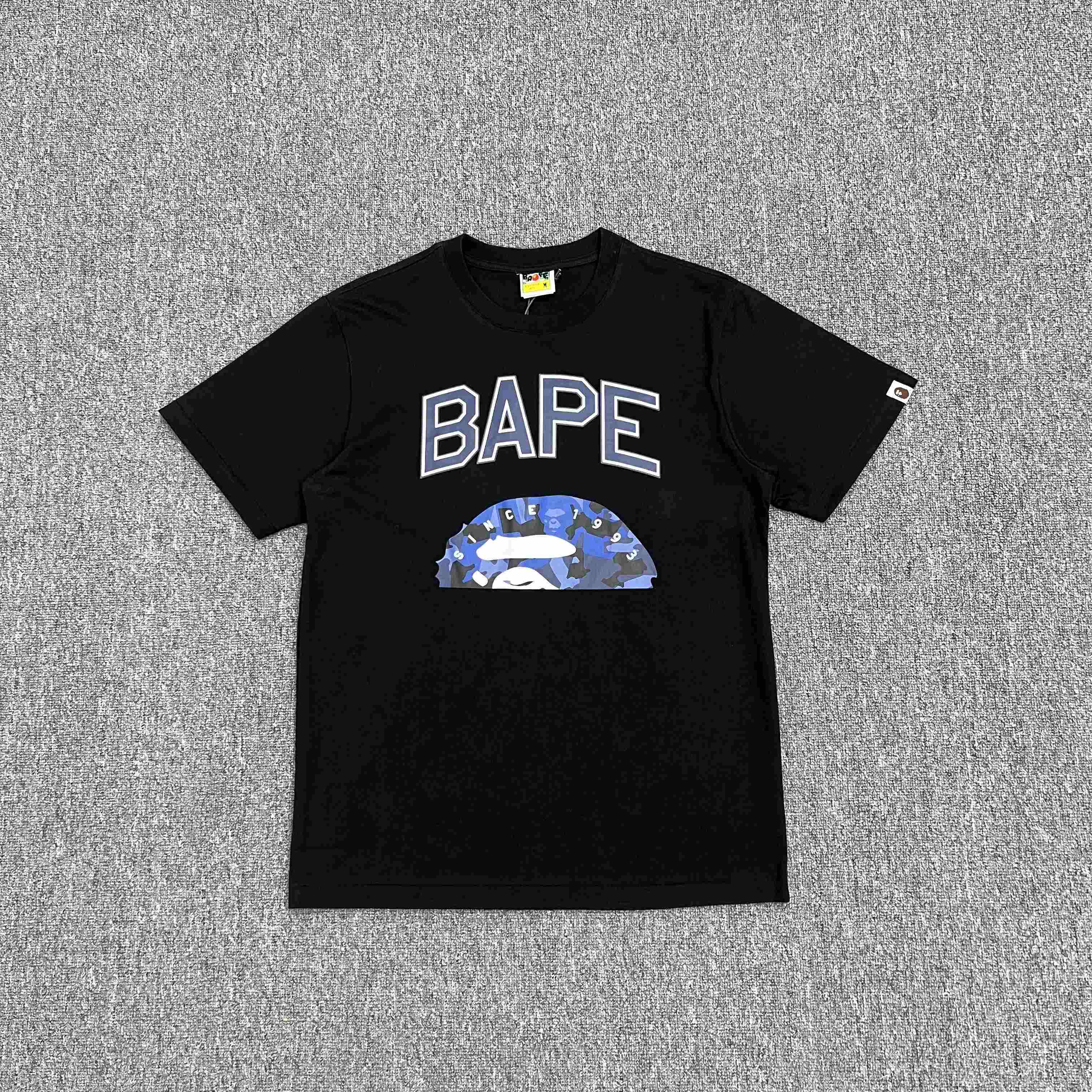[buy more save more]1:1 quality version ape head camouflage cartoon print round neck tee 22 colors