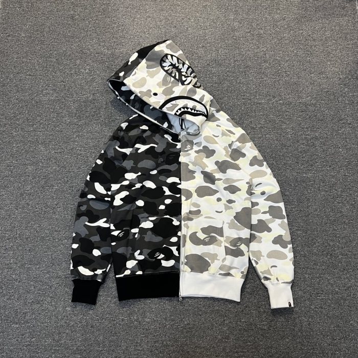[buy more save more]1:1 quality version Shady Spell Glow-in-the-Dark Camo Shark Hoodie