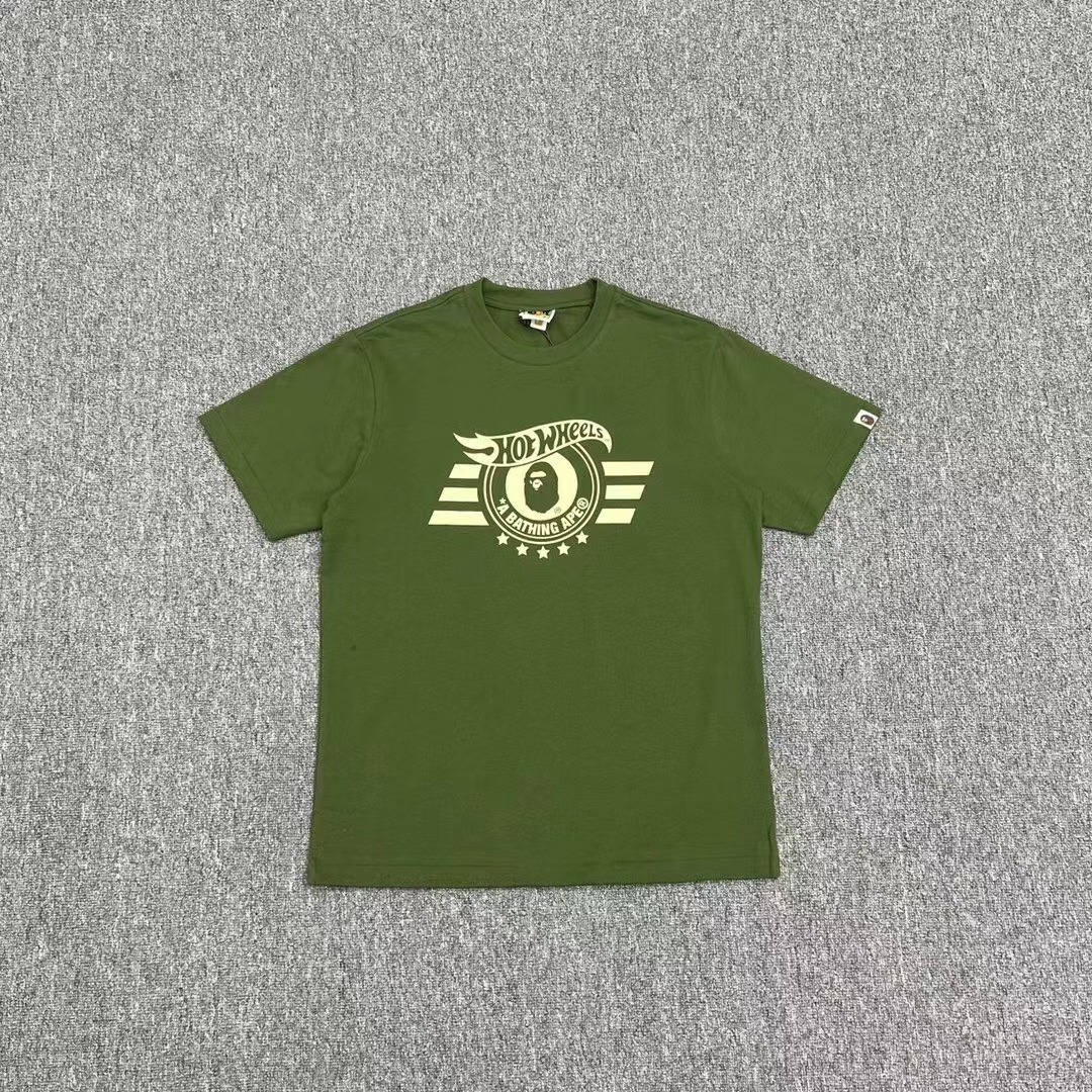 [buy more save more]1:1 quality version ape head camouflage cartoon print round neck tee 22 colors
