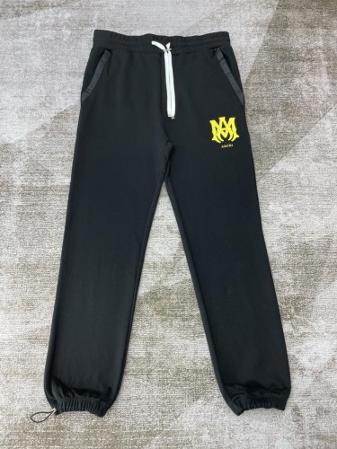 [buy more save more] 1:1 quality version Hand-foamed yellow monogrammed sweatpants