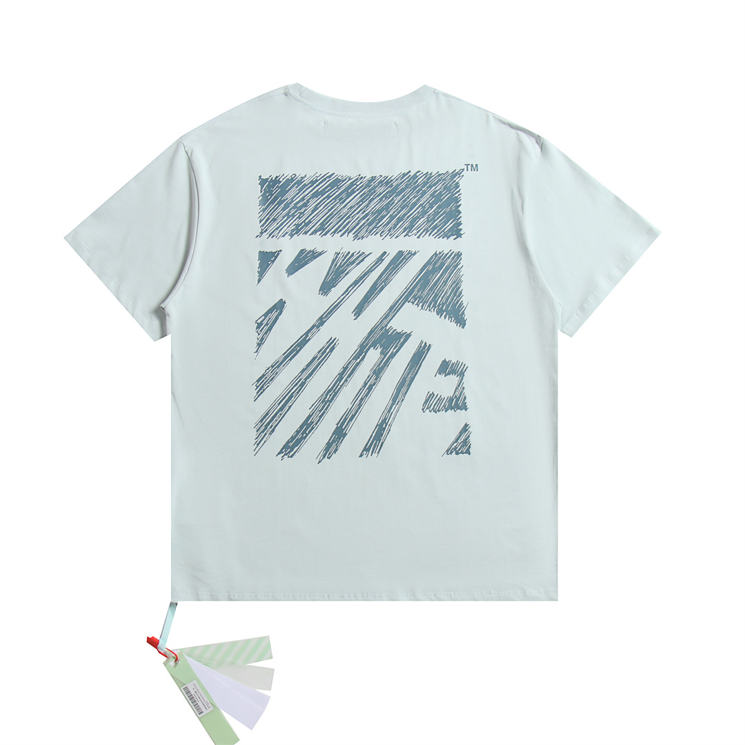 [buy more save more] sketch diagonal line letter print tee 6 colors