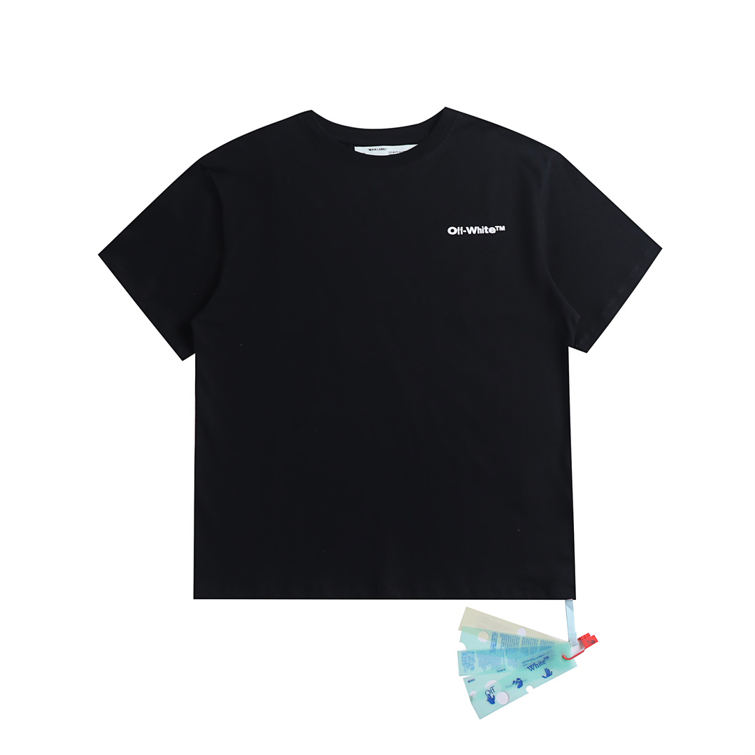 [buy more save more] sketch diagonal line letter print tee 6 colors