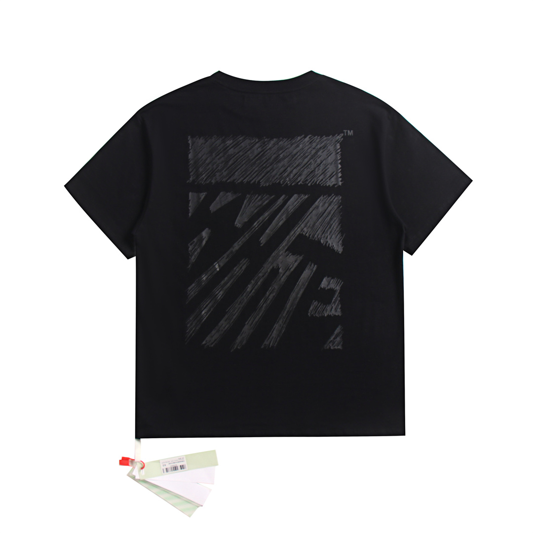 [buy more save more] sketch diagonal line letter print tee 6 colors