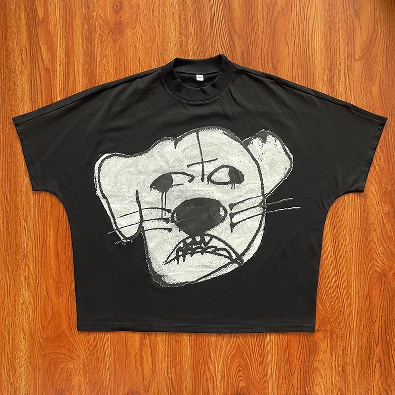 large size printed bloo mode tee 16 colors