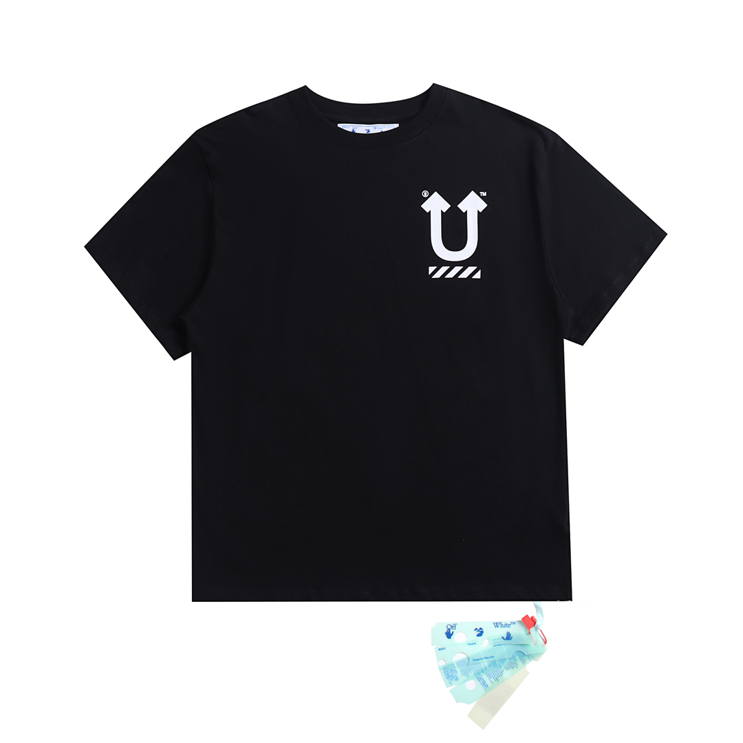 [buy more save more] chest u-shaped arrow back skull element tee 2 colors