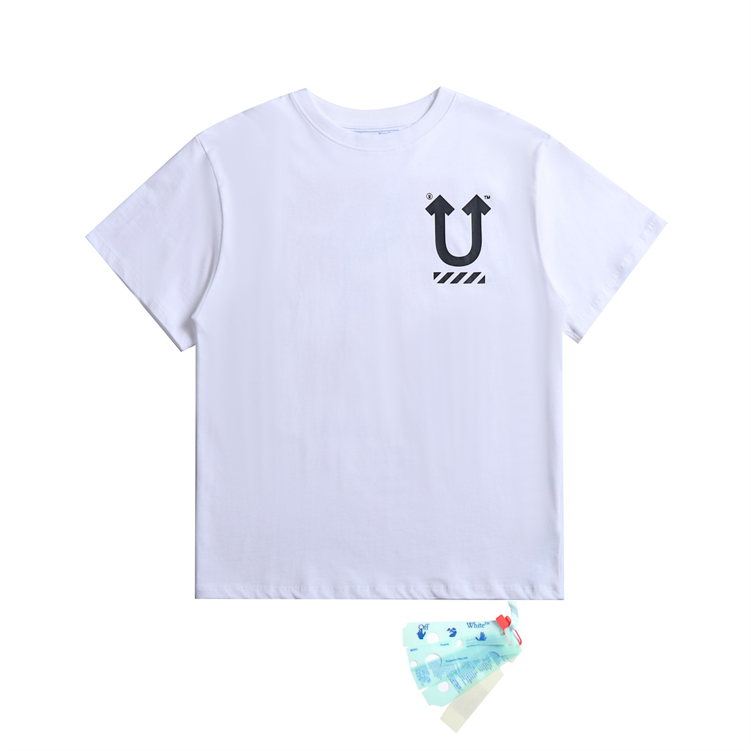 [buy more save more] chest u-shaped arrow back skull element tee 2 colors