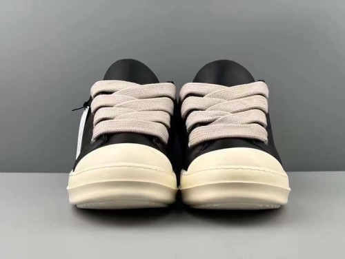 1:1 quality version Leather Chunky Lace Up Low Top Bread Shoes