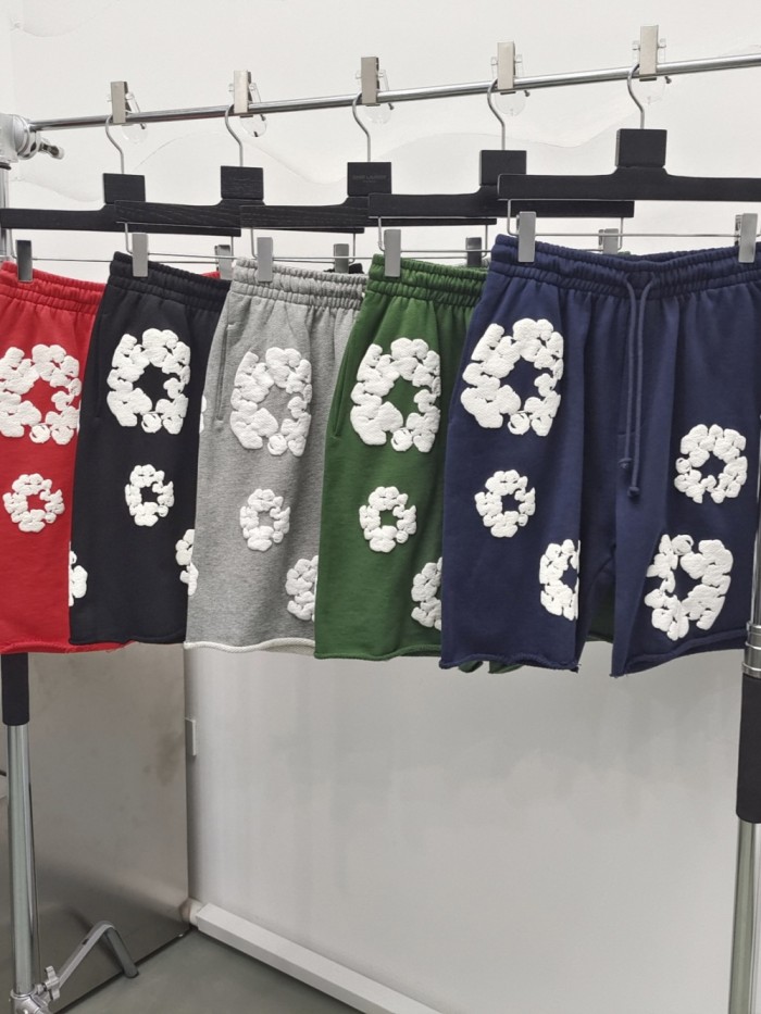 1:1 quality version Classic Kapok Print Drawstring Shorts 10 colors