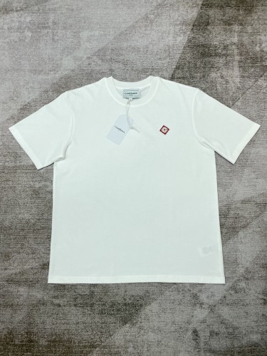 1:1 quality version Chest Logo Embroidery Badge Tee 2 colors