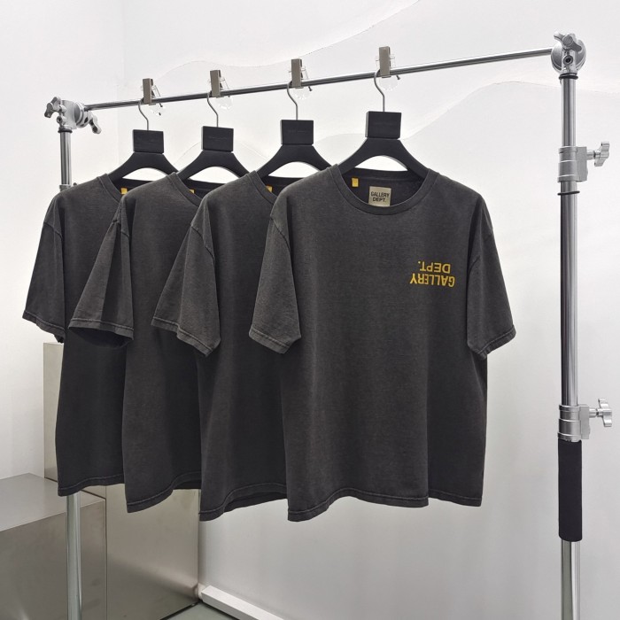 1:1 quality version Inverted front and back logo print Tee