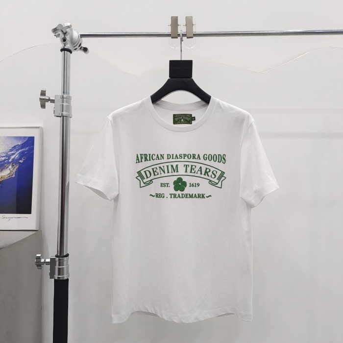 1:1 quality version ADG Green Letter Foam Print Tee