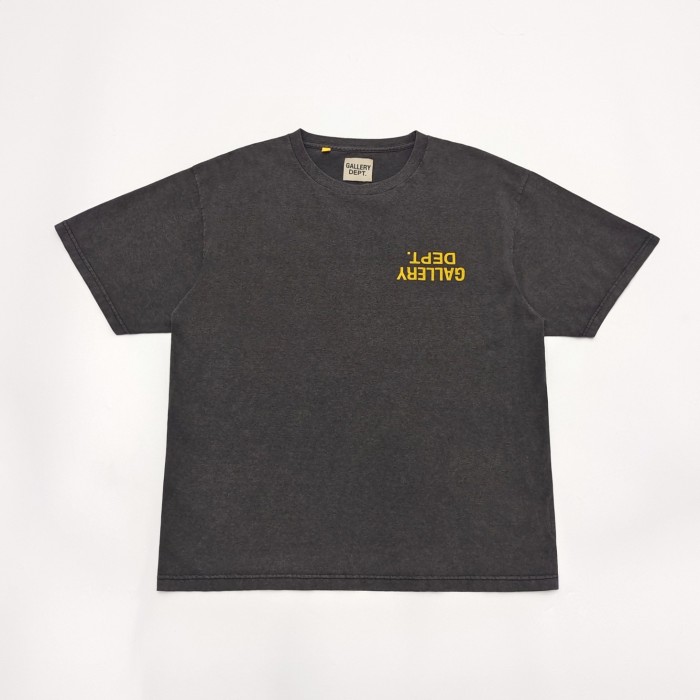 1:1 quality version Inverted front and back logo print Tee
