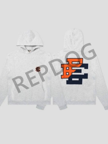 Gradient EE Letter Print Hoodie