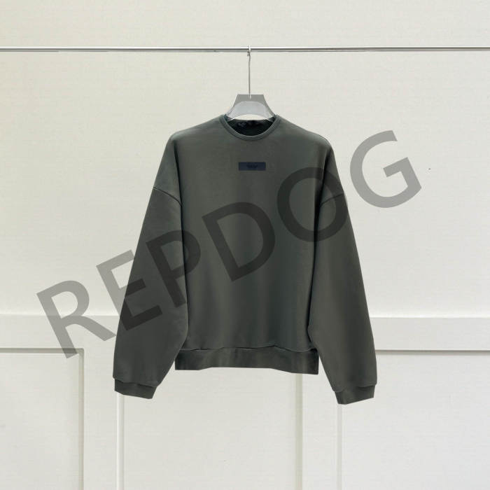 1:1 quality version High Street Tide Loose Round Neck Padded Pullover Sweatshirt 4 colors