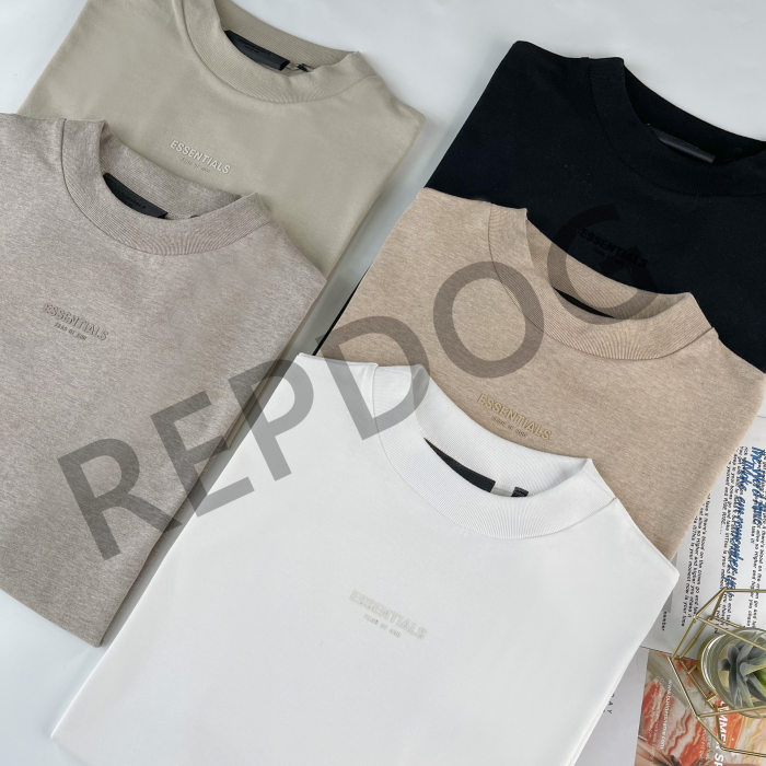 1:1 quality version Cloud Series Repeated Thread Cotton Tee 5 colors