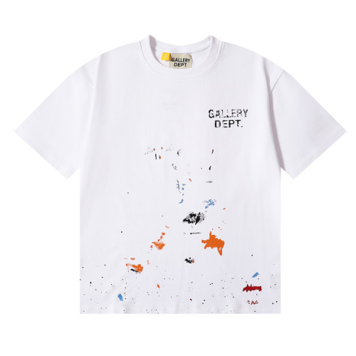 Colorful Splash Ink Gradient Letter tee