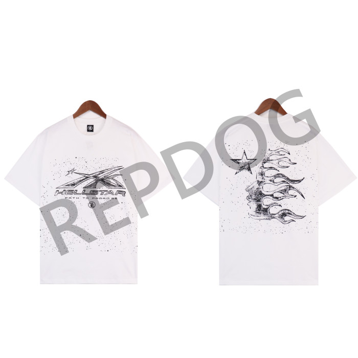 1:1 quality version High Street Side Face Goddess Embossed Print Tee