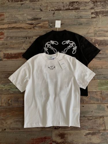 1:1 quality version Totem Cashew Flower Embroidered Arrowhead  tee 2 colors