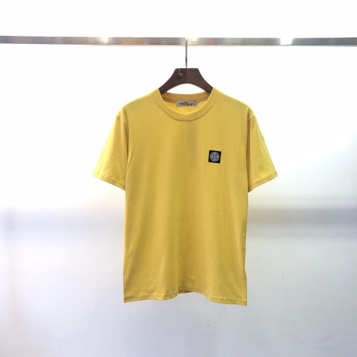 Basic Tri-colour Embroidered Small Label Tee 3 colors