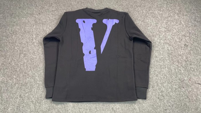 [buy more save more] Purple Letter Print sweatshirt