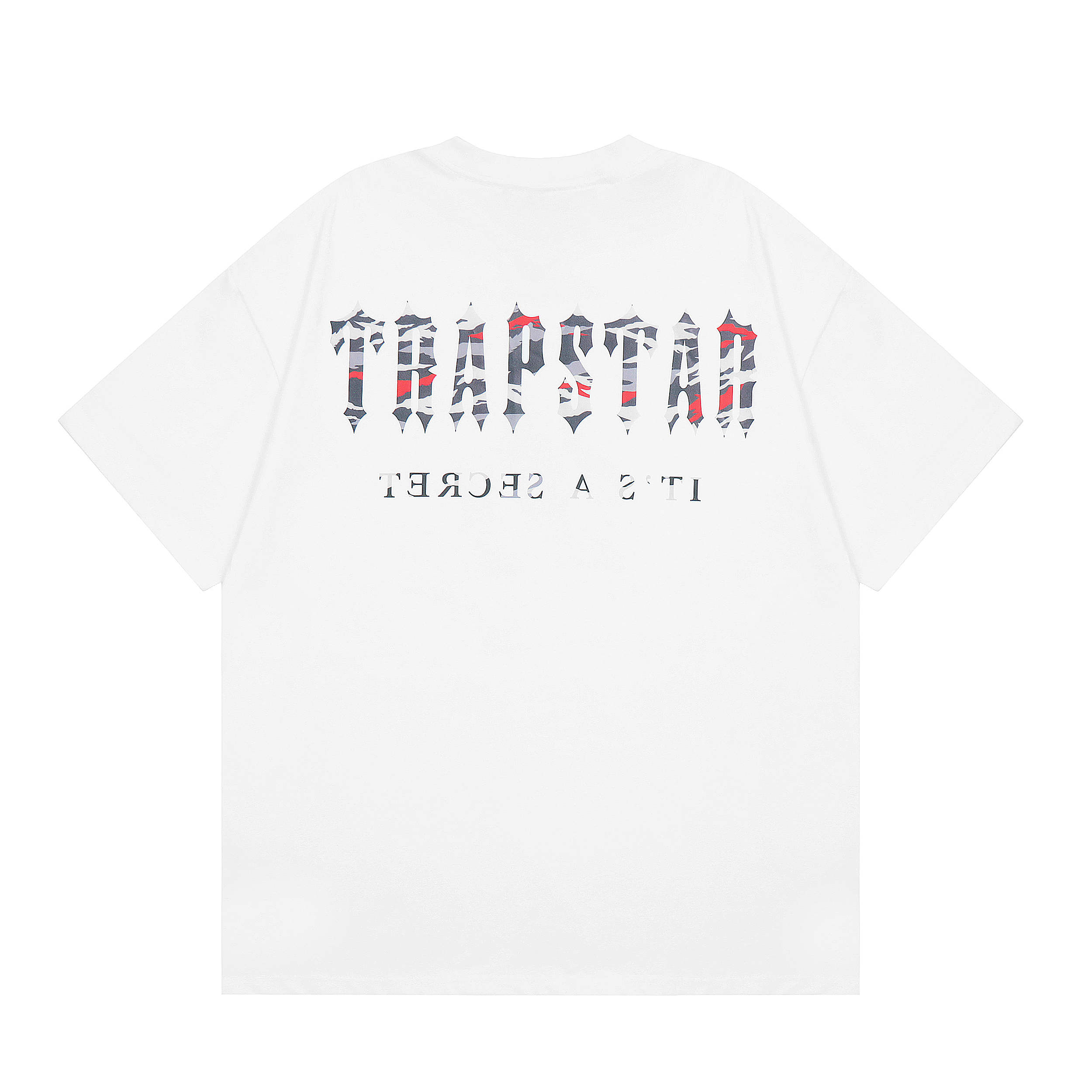 camouflage 3d gradient large t letter print tee 8 colors