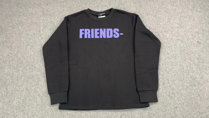 [buy more save more] Purple Letter Print sweatshirt