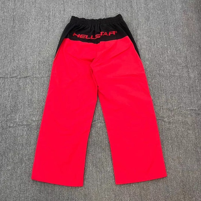 Copy 1:1 quality version Revenge Red and Black Half Face Thin Pants