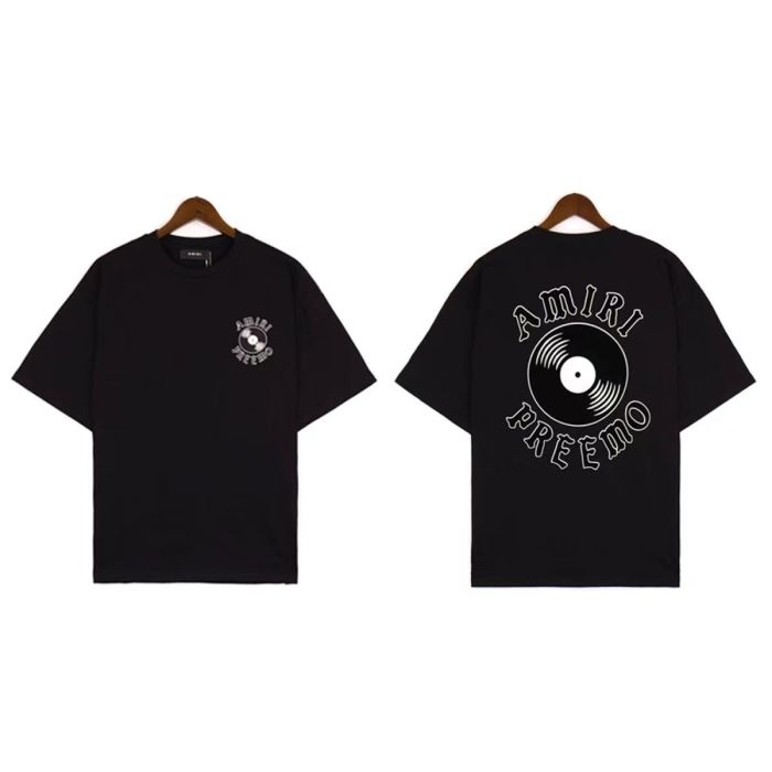 Record Letter Print Tee 2 colors