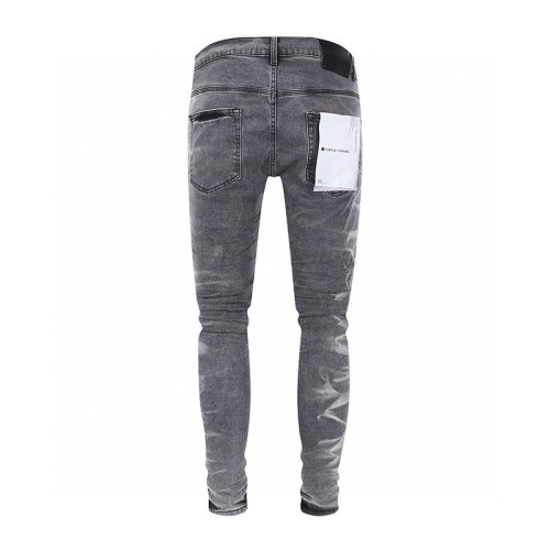 1:1 quality version Street Trend Side Stripe Wash Jeans
