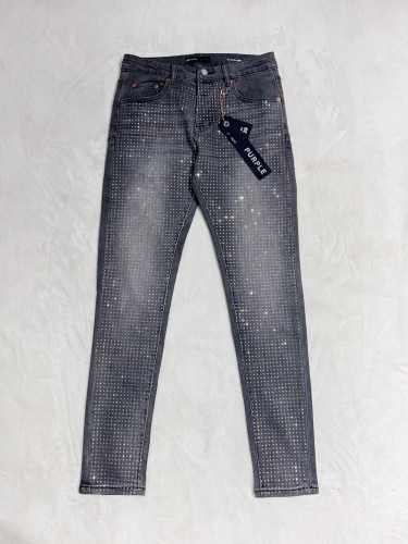 1:1 quality version Flat front diamond washed jeans