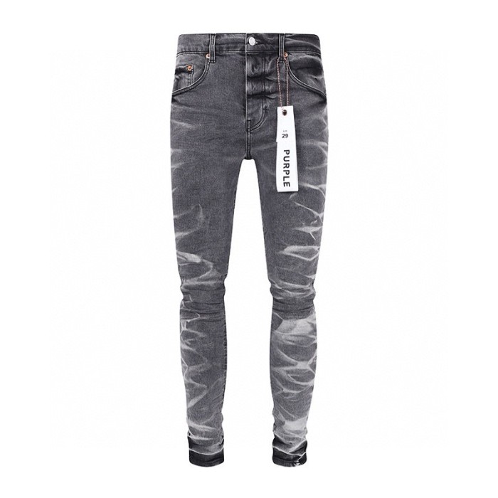 1:1 quality version Street Trend Side Stripe Wash Jeans