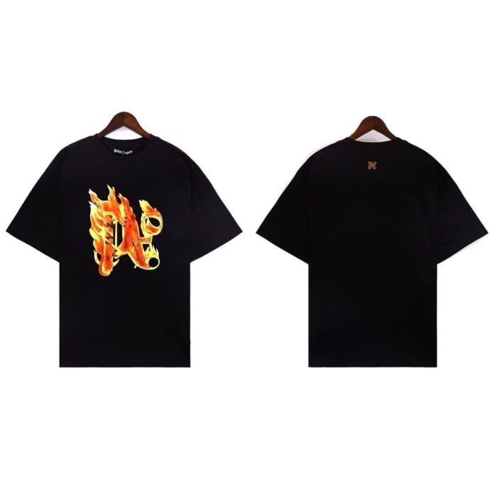 Classic Flame Letter Logo tee 2 colors