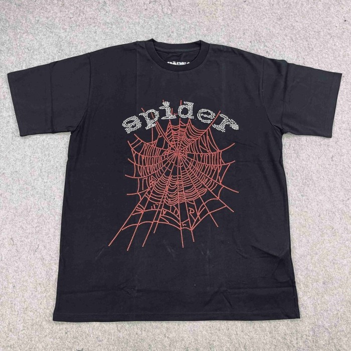 Young Thug Sp5der -Glitter cobweb tee 2 colors