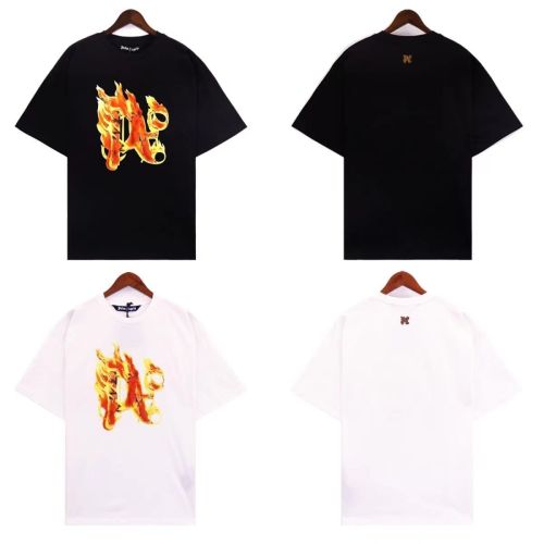 Classic Flame Letter Logo tee 2 colors